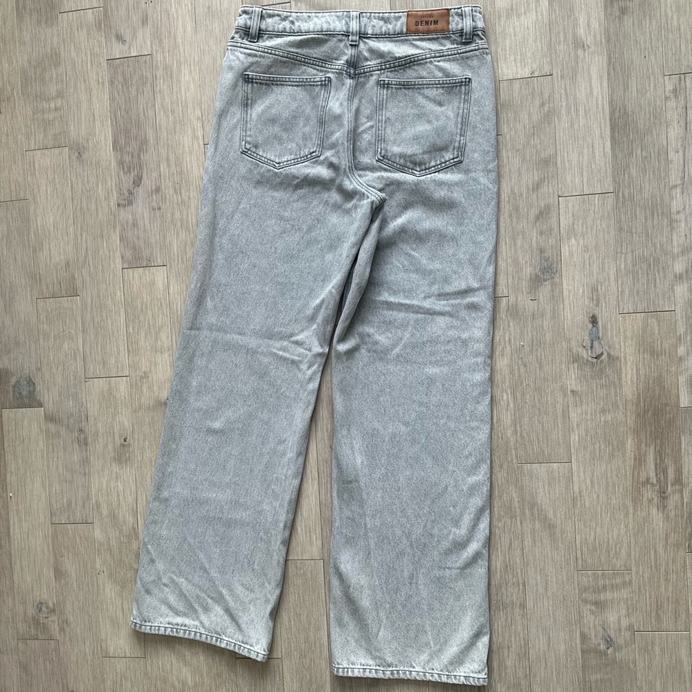 Sezane Gray Wide Leg‎ Trousers- Denim Size 40 - Picture 8 of 11
